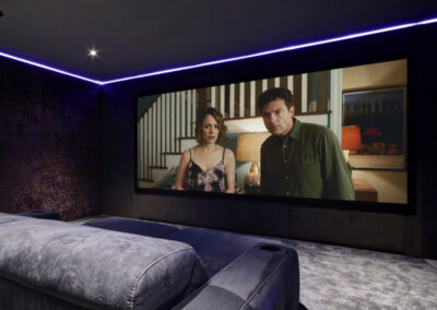 Six seat cinema room